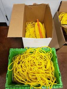 lot 1429 image: 2 Boxes Full of Nylon Rope.  Approx 1,000 of Rope