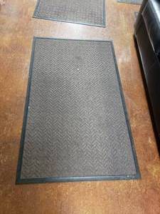 lot 1434 image: Eco Plus Brown Entrance Mat.  5 x 3