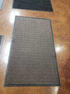 lot 1436 image: Eco Plus Brown Entrance Mat.  5 x 3