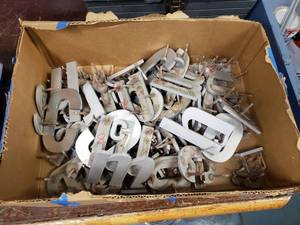 lot 682 image: Large Lot of 5 Channel Letters