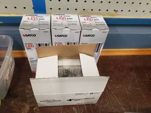 lot 1508 image: Lot of LED Bulbs.  3 Are Big