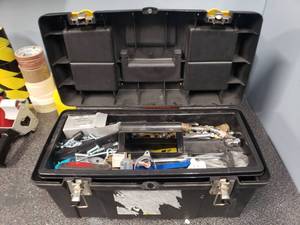 lot 1542 image: Tool Box Full of Misc Parts & Tools