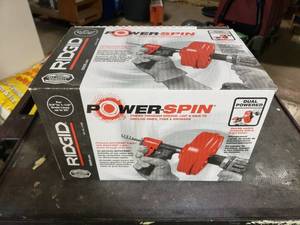 lot 1565 image: Ridgid Power-Spin Drain Cleaner