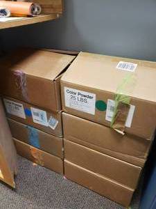 lot 1604 image: 8 Boxes of Color Powder