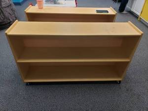 lot 1618 image: Rolling Angeles Classroom Storage cabinet