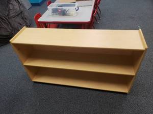 lot 1619 image: Rolling Angeles Classroom Storage cabinet