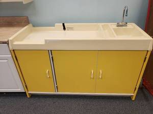 lot 1620 image: Diaper Changing Station w Sink & Storage