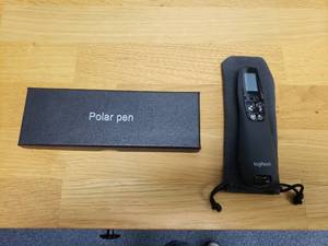 lot 1628 image: Logitech Green Dot Laser Pointer & Polar Pen