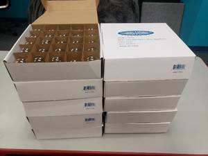lot 1633 image: 10 Boxes of 7W Light Bulbs
