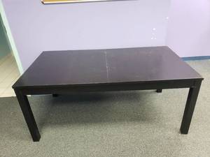 lot 1639 image: Ikea Bjursta Dining Table.  59 x 38 x 29