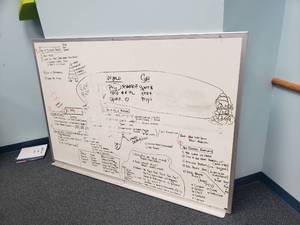lot 1641 image: Boone 4 x 6 Dry Erase Board