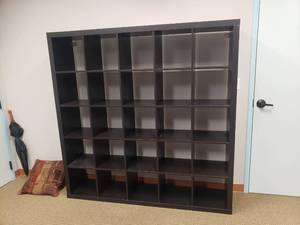 lot 1703 image: Ikea Kallax 25 Shelf Shelving Unit