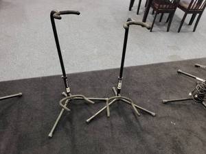 lot 1730 image: Lot of 2 Guitar Stands