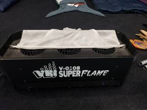 lot 1761 image: VEI V-0108 SuperFlame Artificial Fire Illuminated Display