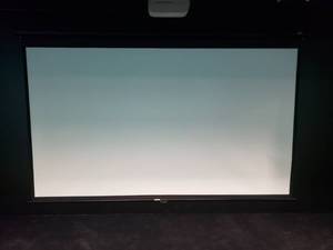 lot 1772 image: Elite Screens M150UWH2 Pull-Down 150 Ultra HD & 3D Ready Screen