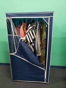 lot 1828 image: 36 Home Clothing Storage Closet Full of Costumes