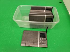 lot 1865 image: Lot of 6 Samcom 10-Channel Wireless Intercoms