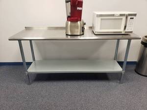 lot 1870 image: Stainless Steel Prep Table