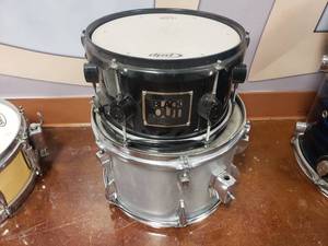 lot 1916 image: Lot of 2 Drums.  Pacific Drums Black Out & More