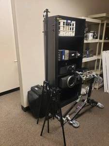 lot 1932 image: Lot of 2 Imapct BG-PS440 Tripods