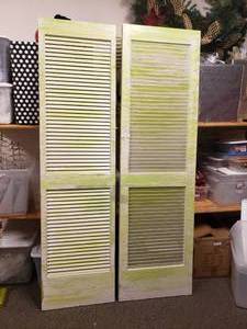 lot 2004 image: Lot of 2 Vented Doors.  82 x 24