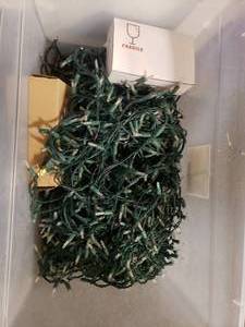 lot 2007 image: Tote Full of LED Warm Light Christmas Lights