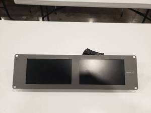 lot 71 image: Blackmagic Design SmartView Duo 2 Dual 8 Intelligent 6G-SDI Rack Monitors