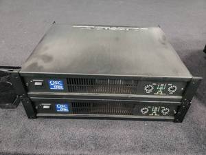 lot 1845 image: Lot of 2 QSC CX302 2-Channel Commercial Amplifier