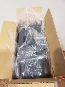 lot 1373 image: Lot of 3 Black Pacific Blue Soap Bathroom Soap Dispensers
