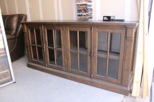 lot 7 image: Entertainment Storage cabinet - 6W x 18D x 34H