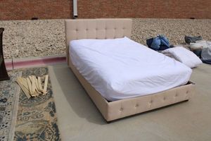 lot 36 image: Full Size Bed Frame 48W - (Mattress Available)
