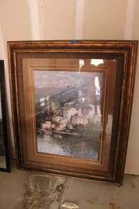 lot 79 image: Weekend in Spain Framed print by F. Latte - 4W x 410H