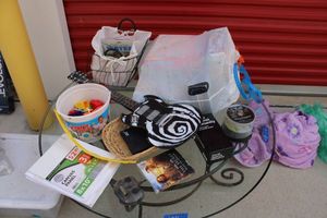 lot 47 image: Kids lot Misc. Toys and Games, Includes bag full of board games.