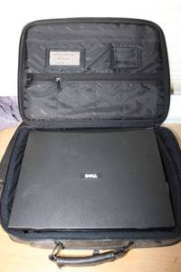lot 65 image: Dell Inspiron 7000 with Targus travel bag and more, see photos. (Did not power on)