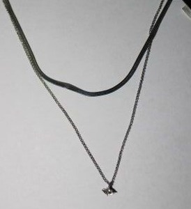 lot 179 image: Signed Halogen (Nordstrom) crystal pendant necklace with retail tag. Has Halogen hang tag. 16 and 20L. Lobster clasp.