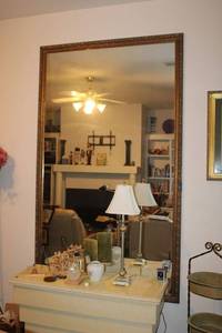 lot 5 image: Large framed Mirror