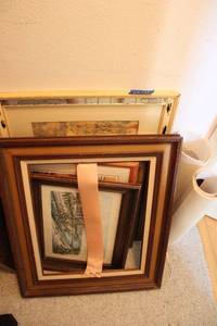 lot 144 image: Picture frames, wall art and posters
