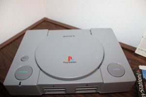 lot 145 image: Vintage Sony PlayStation as shown
