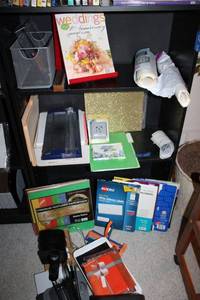 lot 209 image: Paper supplies, cardstock, address labels and more