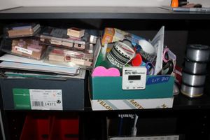 lot 207 image: Stamping crafts and desk supplies