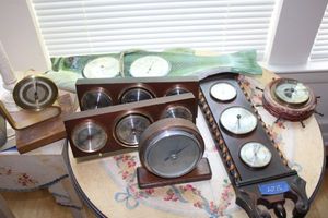 lot 15 image: Barometers and thermostats