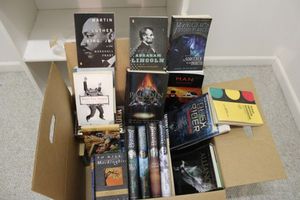 lot 255 image: Books novels, biographies and college prep books