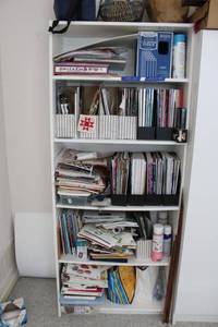 lot 226 image: White bookshelf only