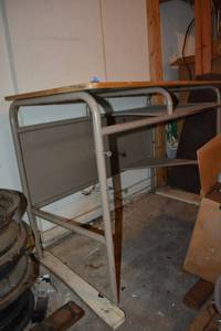 lot 230 image: Vintage school desk