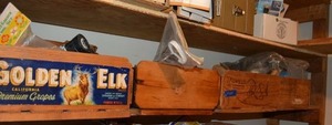 lot 219 image: Sprinkler heads, paint supplies