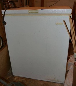 lot 259 image: Compact Chest Freezer 27x24x34.5