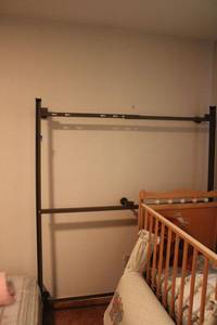 lot 155 image: Queen size bed frame