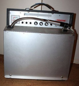 lot 165 image: Vintage portable Portasound microphone and speaker device
