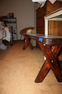 lot 175 image: Picnic table bench - 71 long