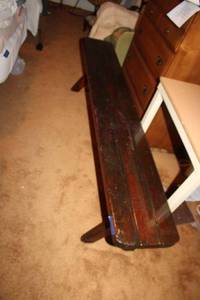 lot 174 image: Picnic table bench - 71 long